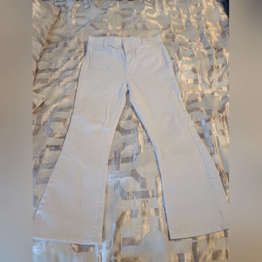 Loft white Flare Jeans size 4